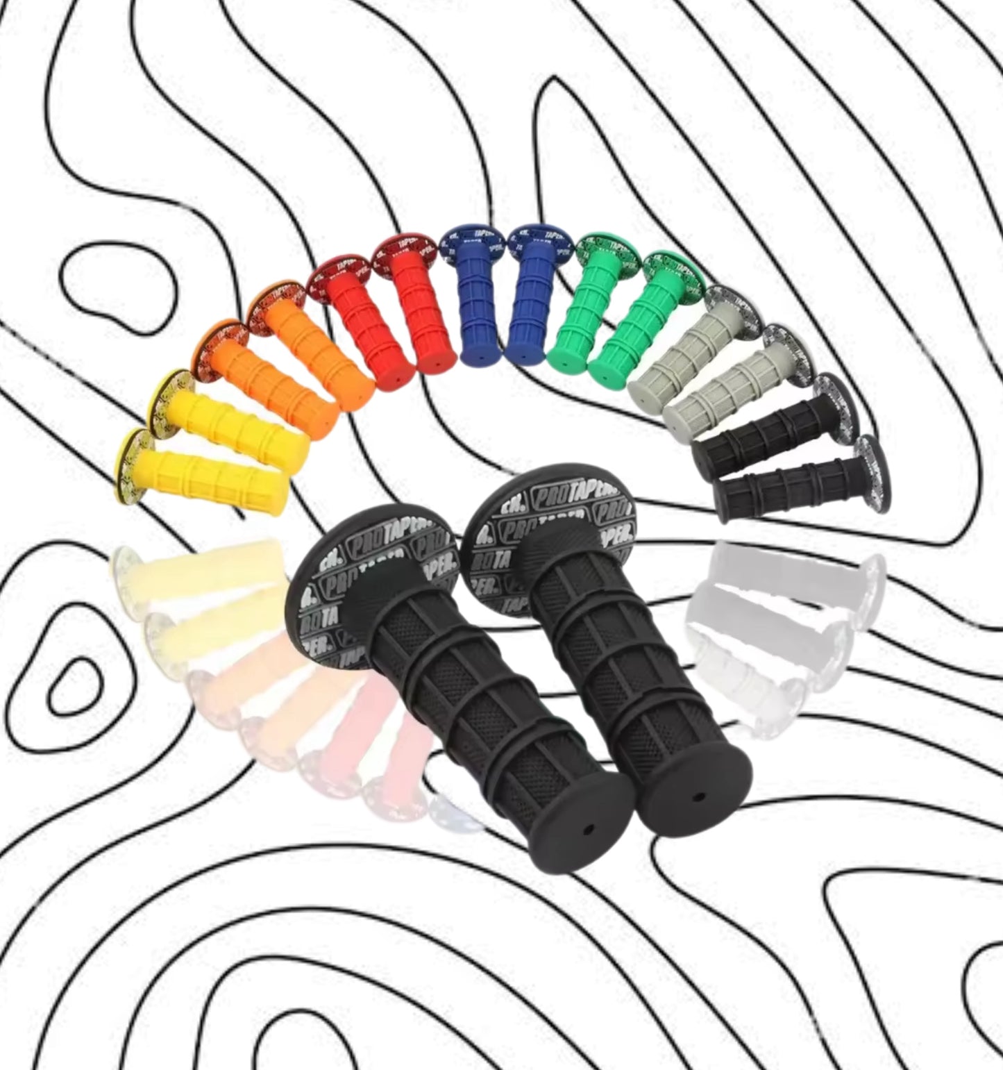 Colourful grips