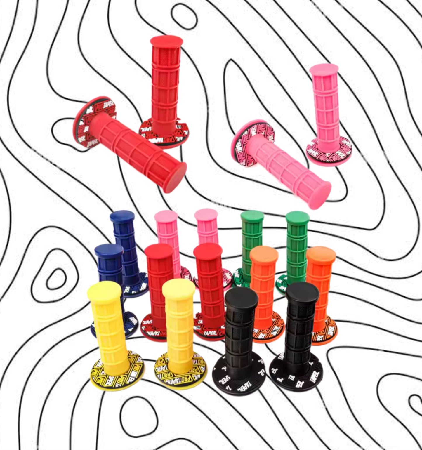 Colourful grips